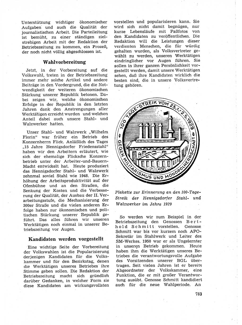 Neuer Weg (NW), Organ des Zentralkomitees (ZK) der SED (Sozialistische Einheitspartei Deutschlands) für Fragen des Parteilebens, 18. Jahrgang [Deutsche Demokratische Republik (DDR)] 1963, Seite 783 (NW ZK SED DDR 1963, S. 783)