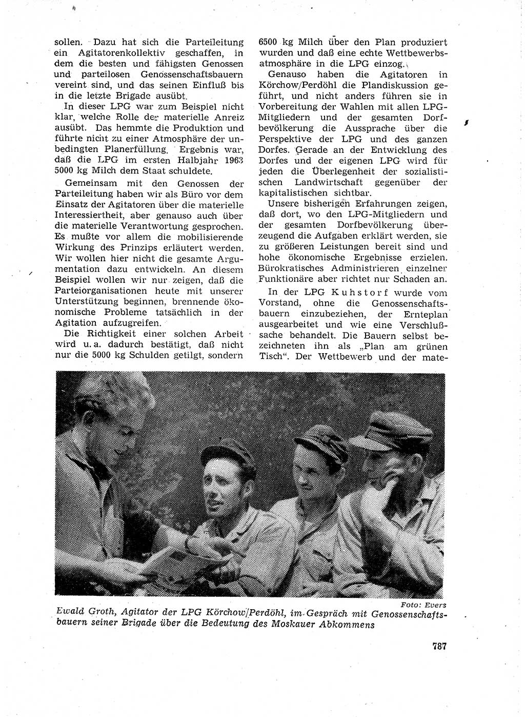 Neuer Weg (NW), Organ des Zentralkomitees (ZK) der SED (Sozialistische Einheitspartei Deutschlands) für Fragen des Parteilebens, 18. Jahrgang [Deutsche Demokratische Republik (DDR)] 1963, Seite 787 (NW ZK SED DDR 1963, S. 787)