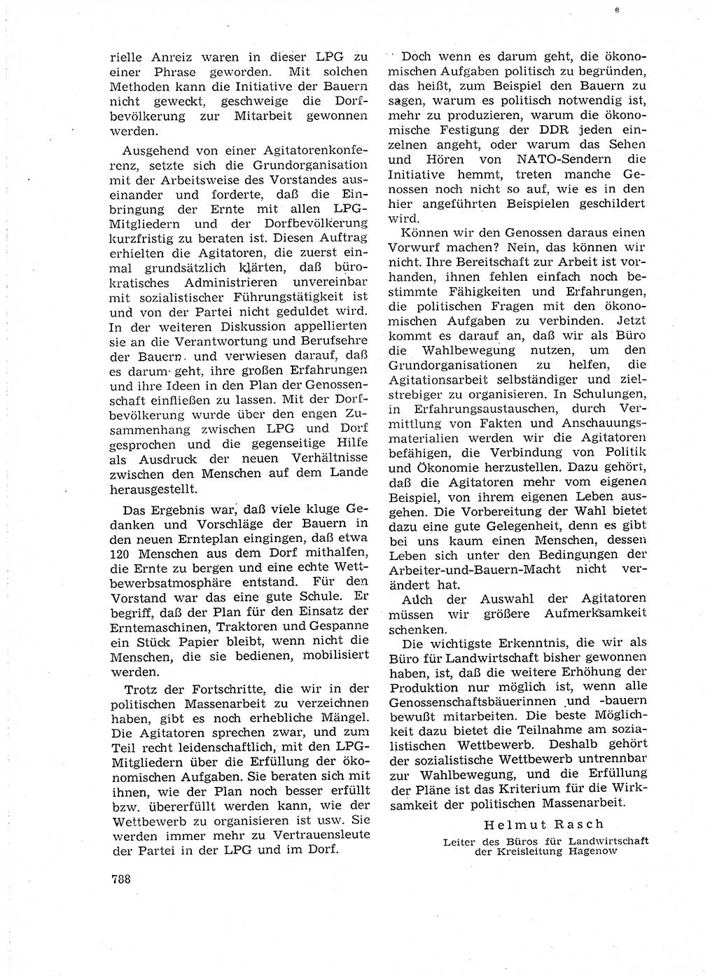 Neuer Weg (NW), Organ des Zentralkomitees (ZK) der SED (Sozialistische Einheitspartei Deutschlands) für Fragen des Parteilebens, 18. Jahrgang [Deutsche Demokratische Republik (DDR)] 1963, Seite 788 (NW ZK SED DDR 1963, S. 788)