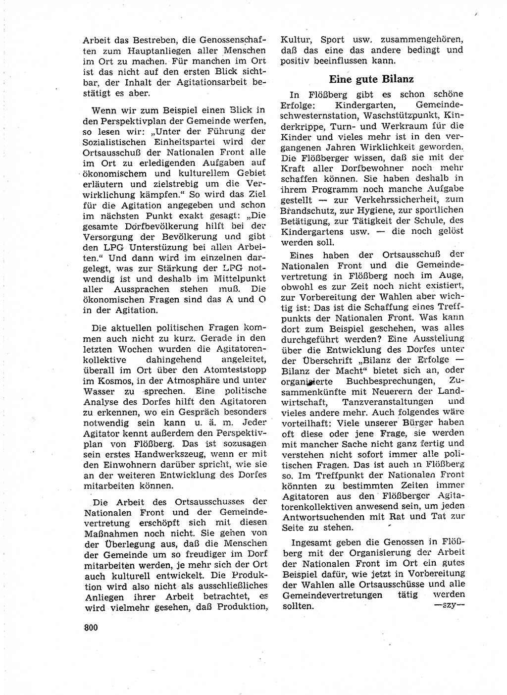 Neuer Weg (NW), Organ des Zentralkomitees (ZK) der SED (Sozialistische Einheitspartei Deutschlands) für Fragen des Parteilebens, 18. Jahrgang [Deutsche Demokratische Republik (DDR)] 1963, Seite 800 (NW ZK SED DDR 1963, S. 800)