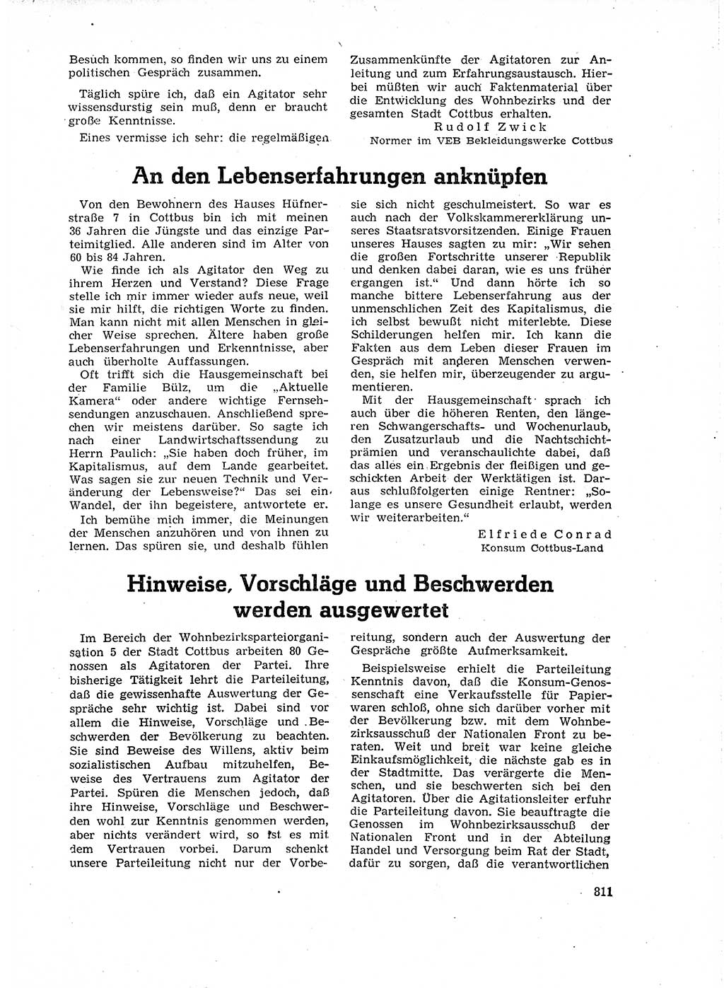Neuer Weg (NW), Organ des Zentralkomitees (ZK) der SED (Sozialistische Einheitspartei Deutschlands) für Fragen des Parteilebens, 18. Jahrgang [Deutsche Demokratische Republik (DDR)] 1963, Seite 811 (NW ZK SED DDR 1963, S. 811)