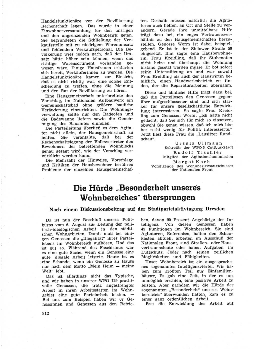 Neuer Weg (NW), Organ des Zentralkomitees (ZK) der SED (Sozialistische Einheitspartei Deutschlands) für Fragen des Parteilebens, 18. Jahrgang [Deutsche Demokratische Republik (DDR)] 1963, Seite 812 (NW ZK SED DDR 1963, S. 812)