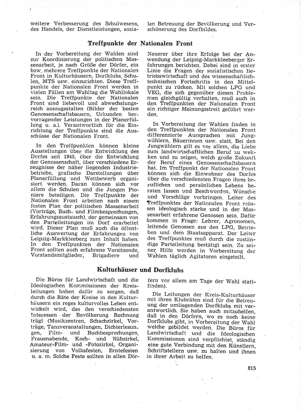 Neuer Weg (NW), Organ des Zentralkomitees (ZK) der SED (Sozialistische Einheitspartei Deutschlands) für Fragen des Parteilebens, 18. Jahrgang [Deutsche Demokratische Republik (DDR)] 1963, Seite 815 (NW ZK SED DDR 1963, S. 815)