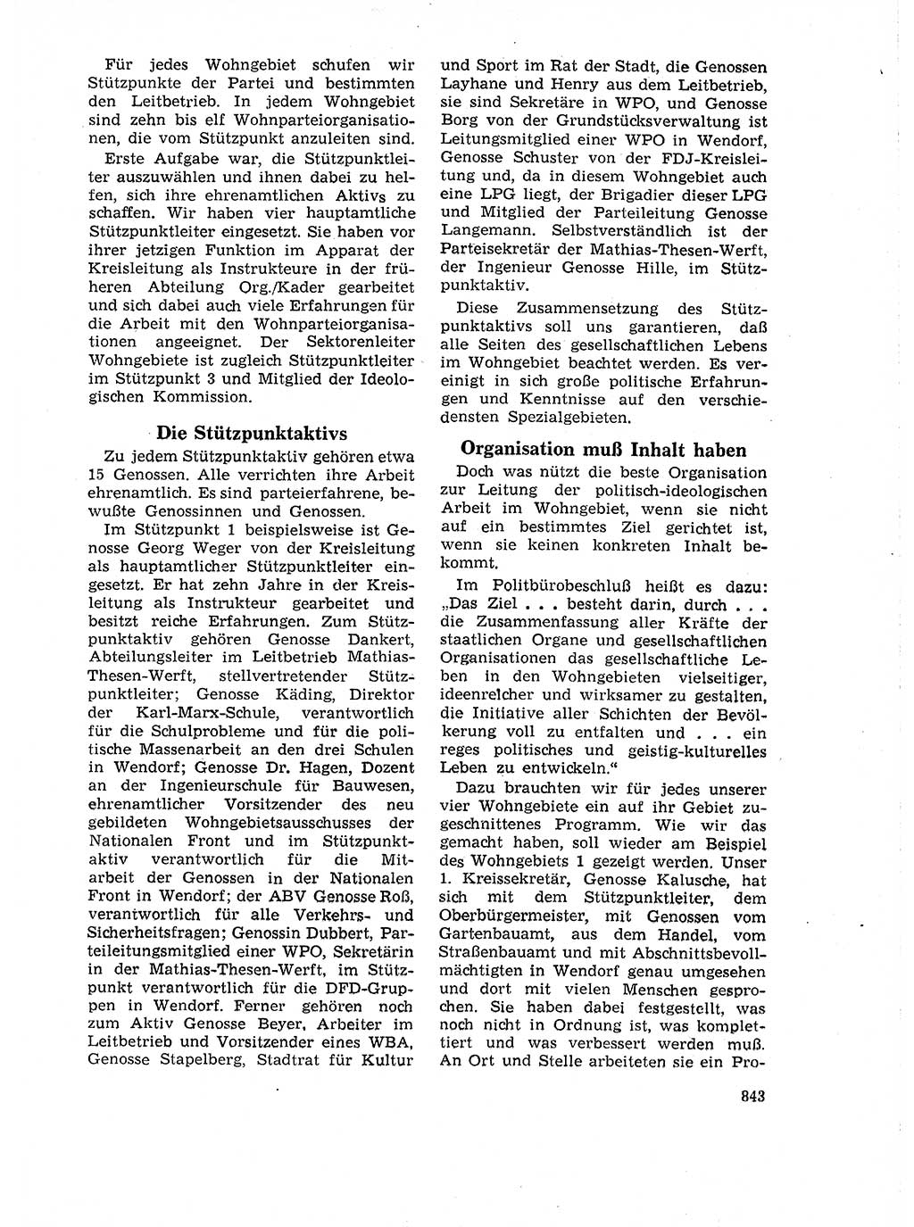 Neuer Weg (NW), Organ des Zentralkomitees (ZK) der SED (Sozialistische Einheitspartei Deutschlands) für Fragen des Parteilebens, 18. Jahrgang [Deutsche Demokratische Republik (DDR)] 1963, Seite 843 (NW ZK SED DDR 1963, S. 843)