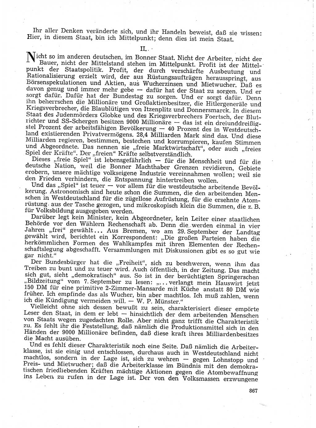 Neuer Weg (NW), Organ des Zentralkomitees (ZK) der SED (Sozialistische Einheitspartei Deutschlands) für Fragen des Parteilebens, 18. Jahrgang [Deutsche Demokratische Republik (DDR)] 1963, Seite 867 (NW ZK SED DDR 1963, S. 867)