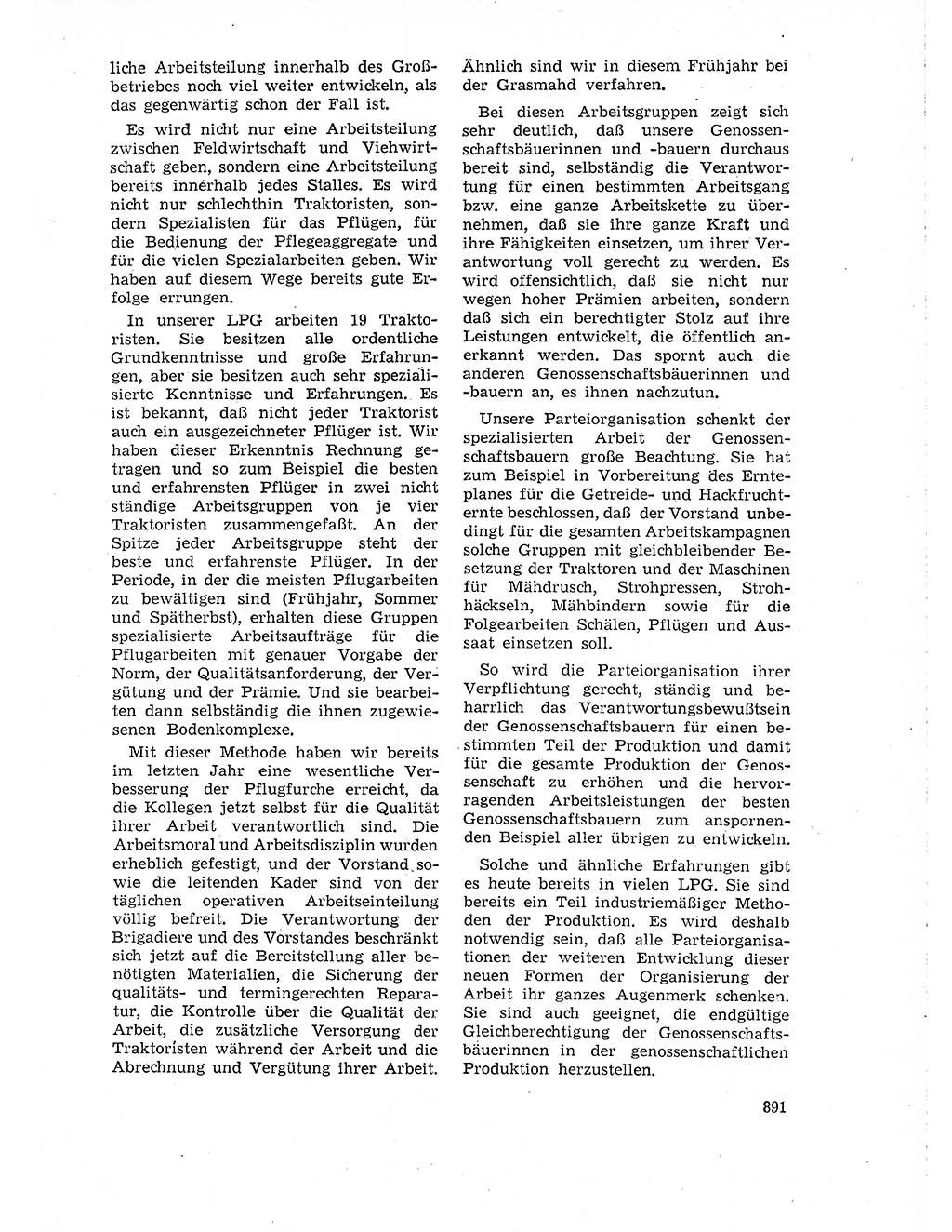 Neuer Weg (NW), Organ des Zentralkomitees (ZK) der SED (Sozialistische Einheitspartei Deutschlands) für Fragen des Parteilebens, 18. Jahrgang [Deutsche Demokratische Republik (DDR)] 1963, Seite 891 (NW ZK SED DDR 1963, S. 891)