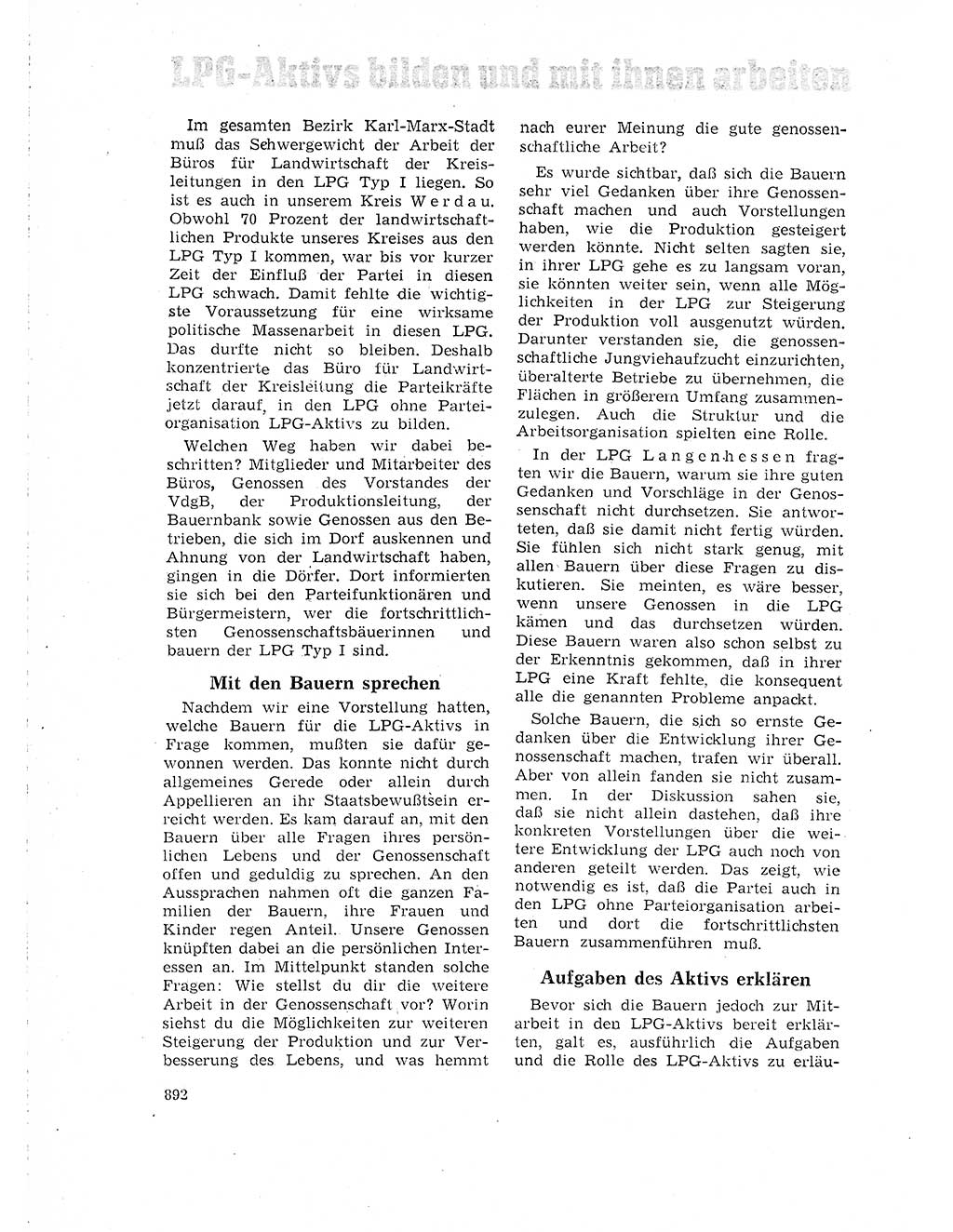 Neuer Weg (NW), Organ des Zentralkomitees (ZK) der SED (Sozialistische Einheitspartei Deutschlands) für Fragen des Parteilebens, 18. Jahrgang [Deutsche Demokratische Republik (DDR)] 1963, Seite 892 (NW ZK SED DDR 1963, S. 892)
