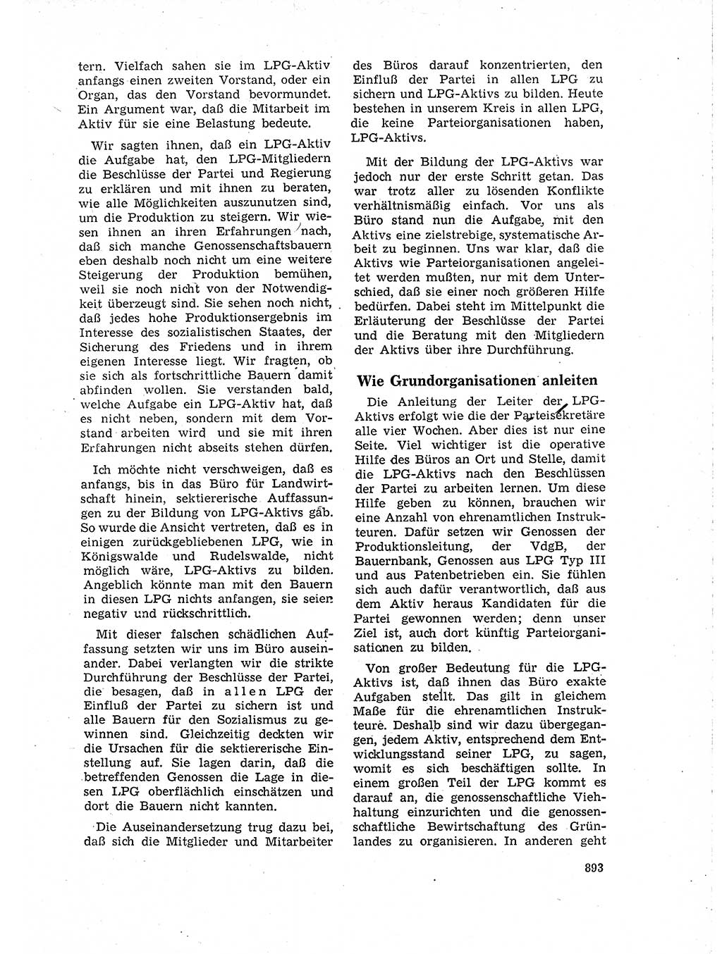 Neuer Weg (NW), Organ des Zentralkomitees (ZK) der SED (Sozialistische Einheitspartei Deutschlands) für Fragen des Parteilebens, 18. Jahrgang [Deutsche Demokratische Republik (DDR)] 1963, Seite 893 (NW ZK SED DDR 1963, S. 893)