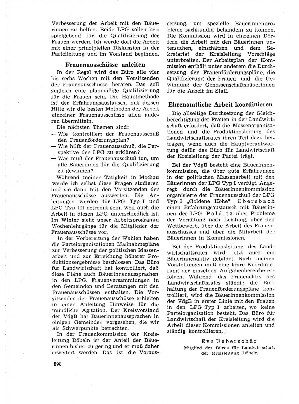 Neuer Weg (NW), Organ des Zentralkomitees (ZK) der SED (Sozialistische Einheitspartei Deutschlands) für Fragen des Parteilebens, 18. Jahrgang [Deutsche Demokratische Republik (DDR)] 1963, Seite 898 (NW ZK SED DDR 1963, S. 898)