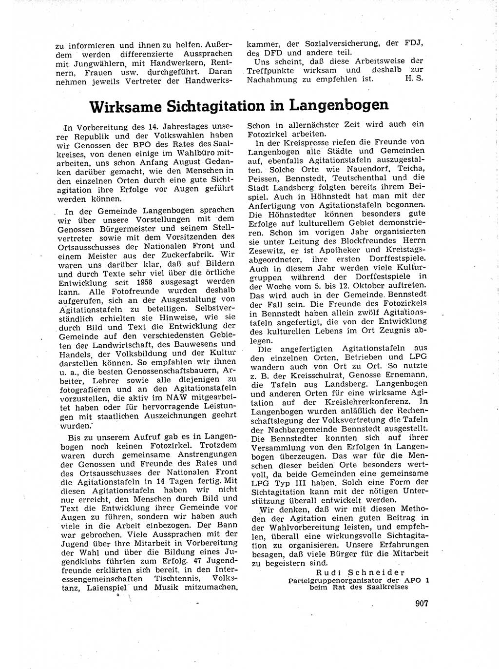 Neuer Weg (NW), Organ des Zentralkomitees (ZK) der SED (Sozialistische Einheitspartei Deutschlands) für Fragen des Parteilebens, 18. Jahrgang [Deutsche Demokratische Republik (DDR)] 1963, Seite 907 (NW ZK SED DDR 1963, S. 907)