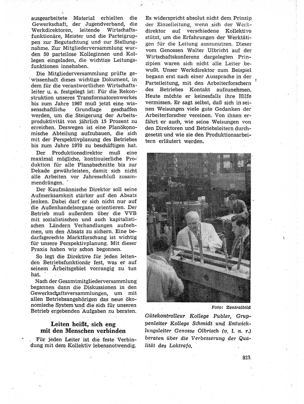 Neuer Weg (NW), Organ des Zentralkomitees (ZK) der SED (Sozialistische Einheitspartei Deutschlands) für Fragen des Parteilebens, 18. Jahrgang [Deutsche Demokratische Republik (DDR)] 1963, Seite 925 (NW ZK SED DDR 1963, S. 925)