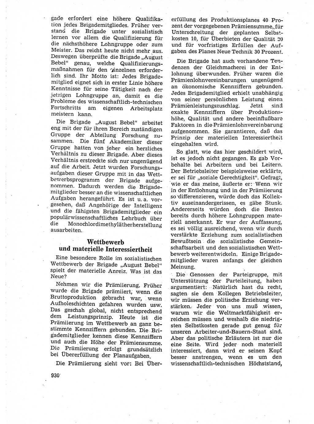 Neuer Weg (NW), Organ des Zentralkomitees (ZK) der SED (Sozialistische Einheitspartei Deutschlands) für Fragen des Parteilebens, 18. Jahrgang [Deutsche Demokratische Republik (DDR)] 1963, Seite 930 (NW ZK SED DDR 1963, S. 930)