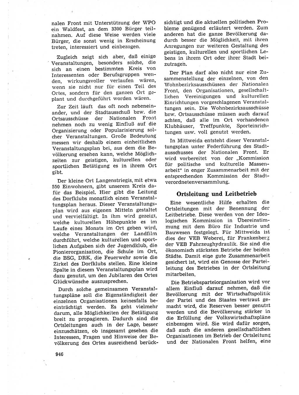 Neuer Weg (NW), Organ des Zentralkomitees (ZK) der SED (Sozialistische Einheitspartei Deutschlands) für Fragen des Parteilebens, 18. Jahrgang [Deutsche Demokratische Republik (DDR)] 1963, Seite 946 (NW ZK SED DDR 1963, S. 946)