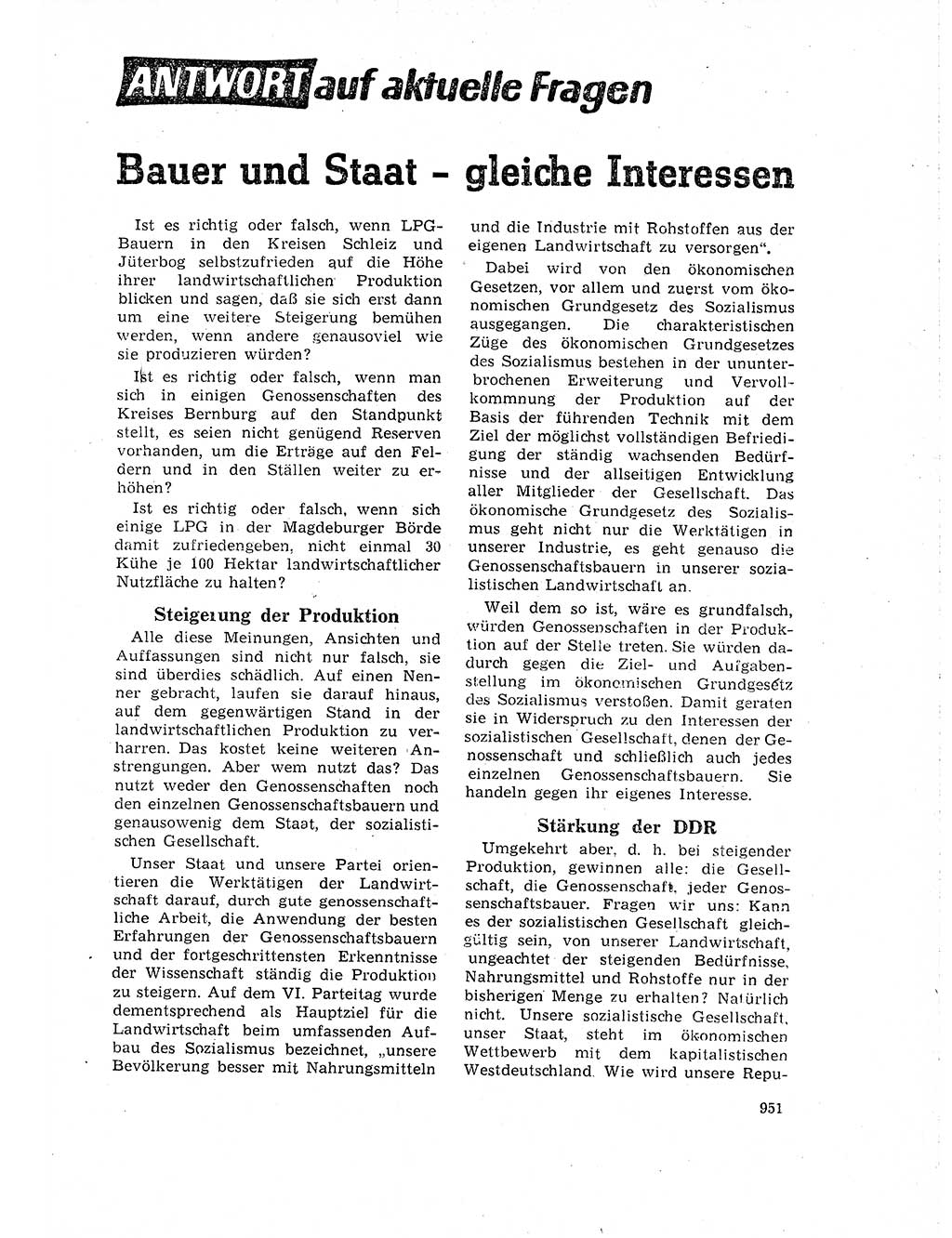 Neuer Weg (NW), Organ des Zentralkomitees (ZK) der SED (Sozialistische Einheitspartei Deutschlands) für Fragen des Parteilebens, 18. Jahrgang [Deutsche Demokratische Republik (DDR)] 1963, Seite 951 (NW ZK SED DDR 1963, S. 951)