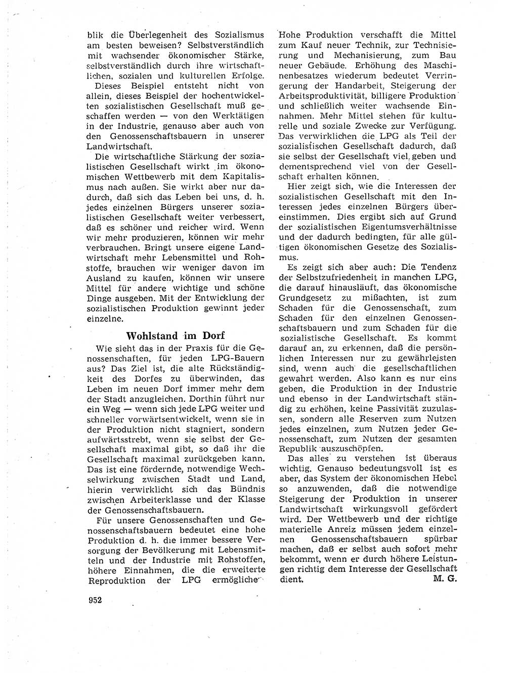 Neuer Weg (NW), Organ des Zentralkomitees (ZK) der SED (Sozialistische Einheitspartei Deutschlands) für Fragen des Parteilebens, 18. Jahrgang [Deutsche Demokratische Republik (DDR)] 1963, Seite 952 (NW ZK SED DDR 1963, S. 952)