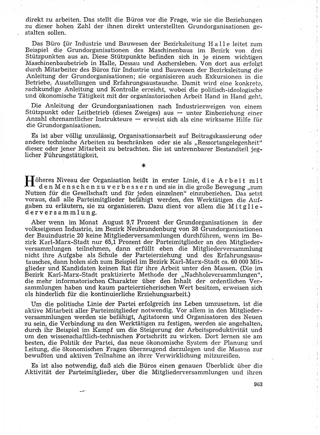 Neuer Weg (NW), Organ des Zentralkomitees (ZK) der SED (Sozialistische Einheitspartei Deutschlands) für Fragen des Parteilebens, 18. Jahrgang [Deutsche Demokratische Republik (DDR)] 1963, Seite 963 (NW ZK SED DDR 1963, S. 963)