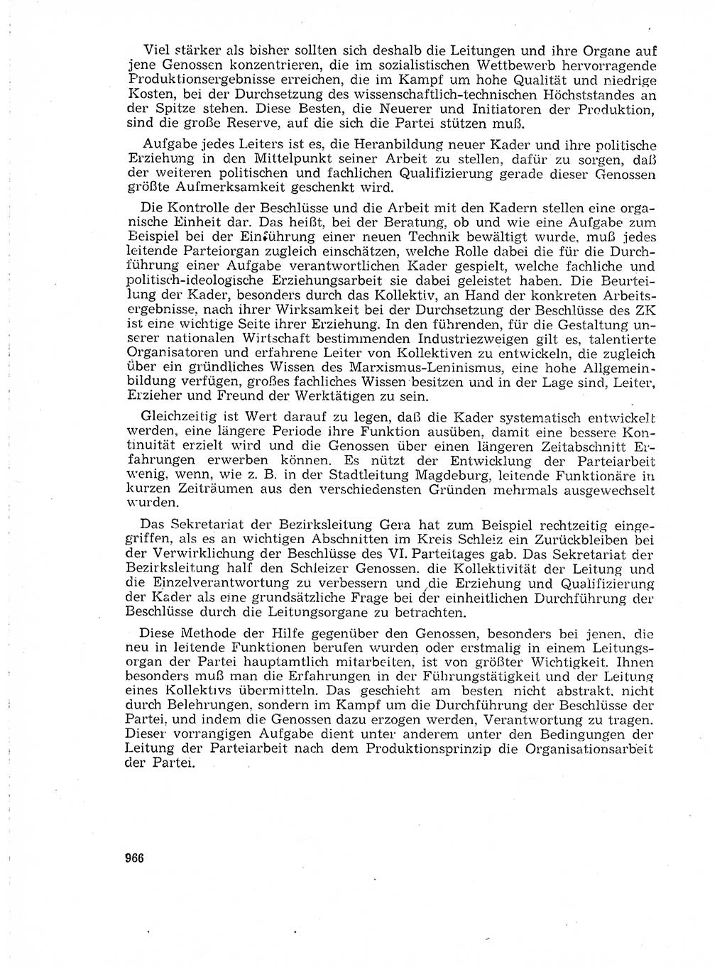 Neuer Weg (NW), Organ des Zentralkomitees (ZK) der SED (Sozialistische Einheitspartei Deutschlands) für Fragen des Parteilebens, 18. Jahrgang [Deutsche Demokratische Republik (DDR)] 1963, Seite 966 (NW ZK SED DDR 1963, S. 966)