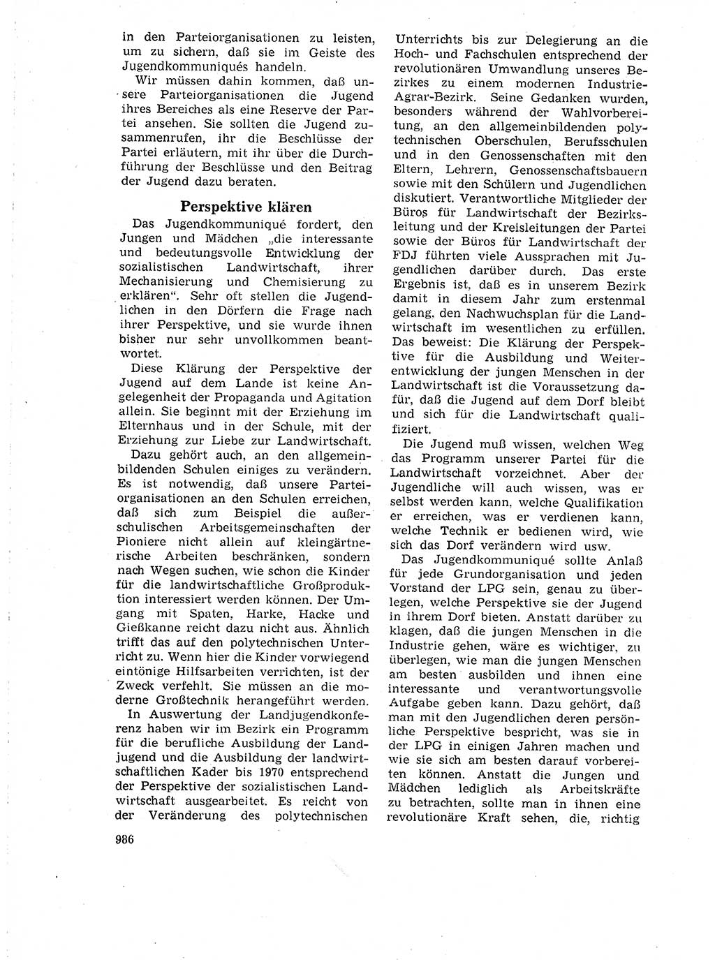 Neuer Weg (NW), Organ des Zentralkomitees (ZK) der SED (Sozialistische Einheitspartei Deutschlands) für Fragen des Parteilebens, 18. Jahrgang [Deutsche Demokratische Republik (DDR)] 1963, Seite 986 (NW ZK SED DDR 1963, S. 986)
