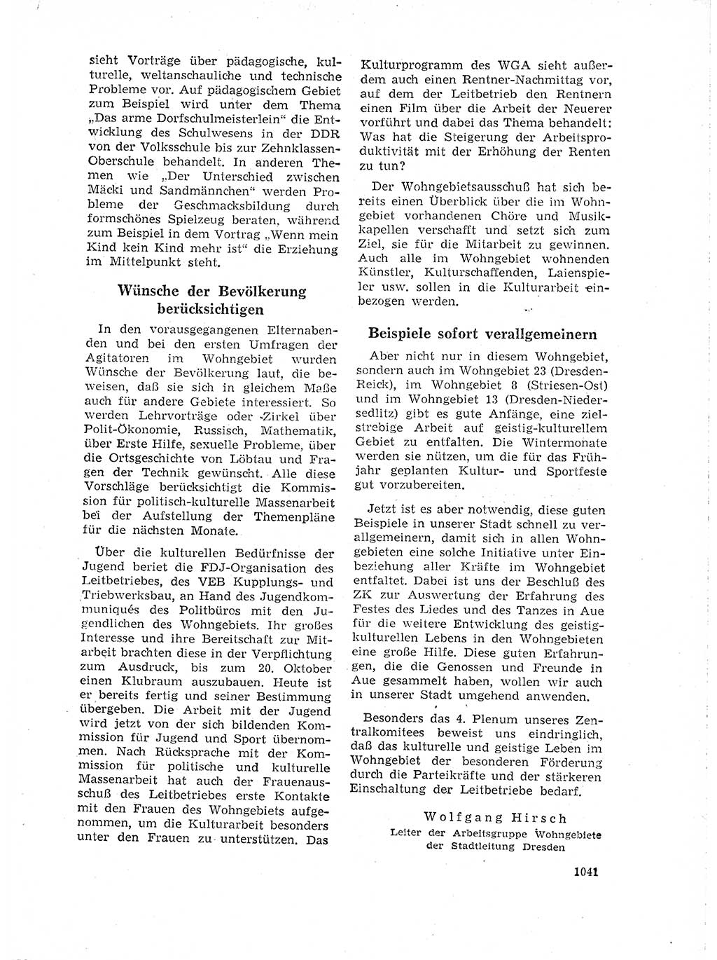 Neuer Weg (NW), Organ des Zentralkomitees (ZK) der SED (Sozialistische Einheitspartei Deutschlands) für Fragen des Parteilebens, 18. Jahrgang [Deutsche Demokratische Republik (DDR)] 1963, Seite 1041 (NW ZK SED DDR 1963, S. 1041)