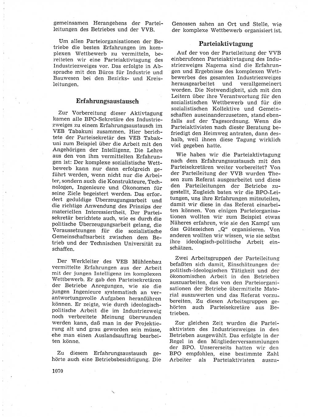 Neuer Weg (NW), Organ des Zentralkomitees (ZK) der SED (Sozialistische Einheitspartei Deutschlands) für Fragen des Parteilebens, 18. Jahrgang [Deutsche Demokratische Republik (DDR)] 1963, Seite 1070 (NW ZK SED DDR 1963, S. 1070)