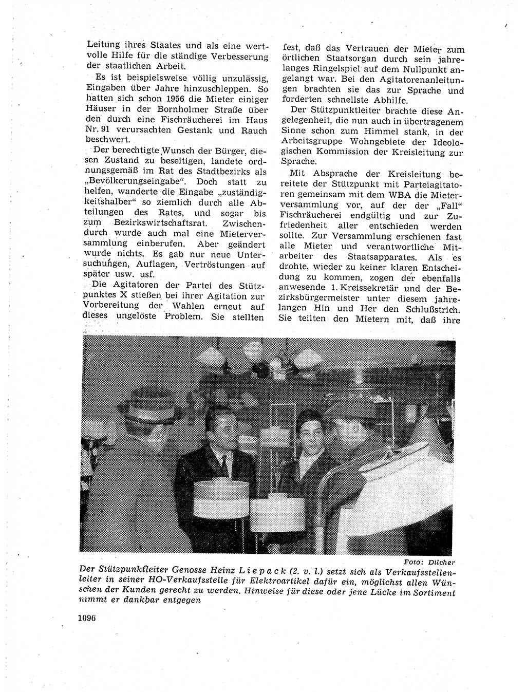Neuer Weg (NW), Organ des Zentralkomitees (ZK) der SED (Sozialistische Einheitspartei Deutschlands) für Fragen des Parteilebens, 18. Jahrgang [Deutsche Demokratische Republik (DDR)] 1963, Seite 1096 (NW ZK SED DDR 1963, S. 1096)