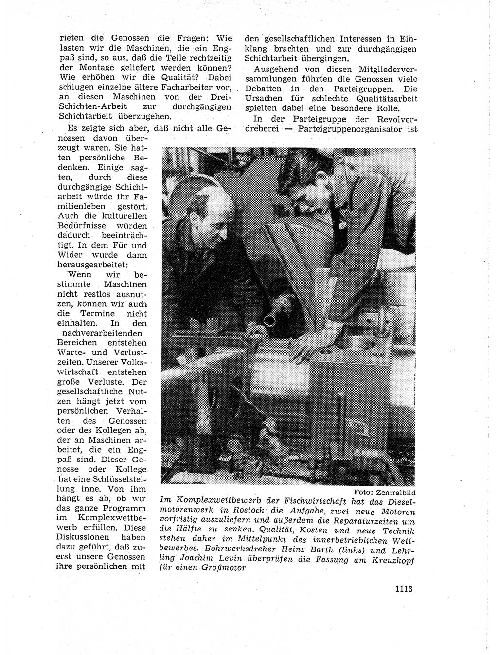 Neuer Weg (NW), Organ des Zentralkomitees (ZK) der SED (Sozialistische Einheitspartei Deutschlands) für Fragen des Parteilebens, 18. Jahrgang [Deutsche Demokratische Republik (DDR)] 1963, Seite 1113 (NW ZK SED DDR 1963, S. 1113)