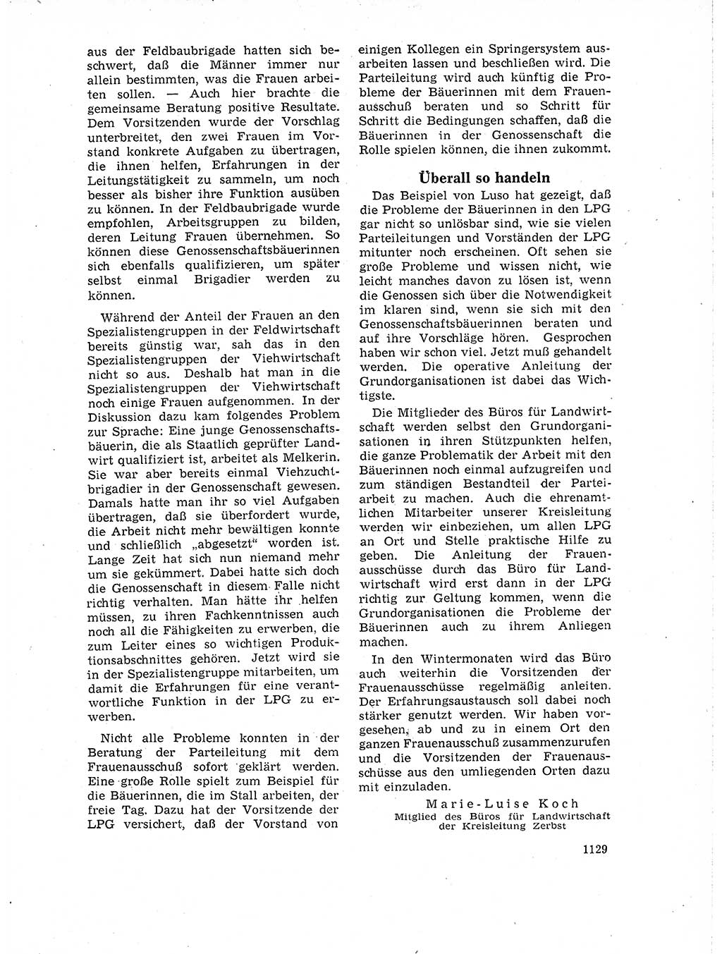 Neuer Weg (NW), Organ des Zentralkomitees (ZK) der SED (Sozialistische Einheitspartei Deutschlands) für Fragen des Parteilebens, 18. Jahrgang [Deutsche Demokratische Republik (DDR)] 1963, Seite 1129 (NW ZK SED DDR 1963, S. 1129)