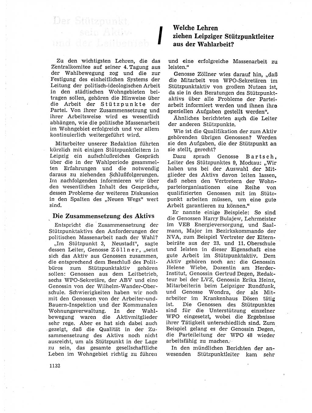 Neuer Weg (NW), Organ des Zentralkomitees (ZK) der SED (Sozialistische Einheitspartei Deutschlands) für Fragen des Parteilebens, 18. Jahrgang [Deutsche Demokratische Republik (DDR)] 1963, Seite 1132 (NW ZK SED DDR 1963, S. 1132)
