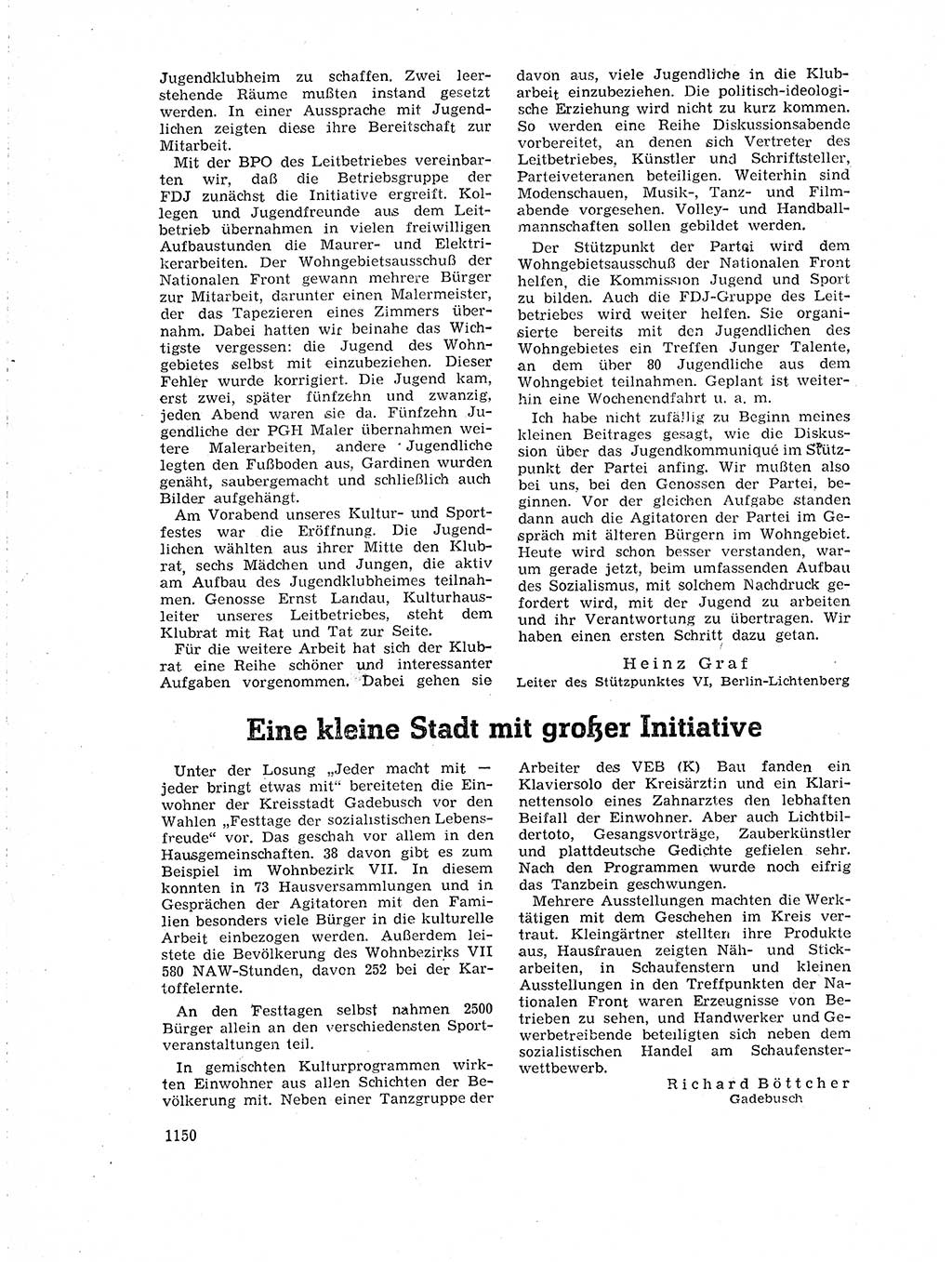 Neuer Weg (NW), Organ des Zentralkomitees (ZK) der SED (Sozialistische Einheitspartei Deutschlands) für Fragen des Parteilebens, 18. Jahrgang [Deutsche Demokratische Republik (DDR)] 1963, Seite 1150 (NW ZK SED DDR 1963, S. 1150)