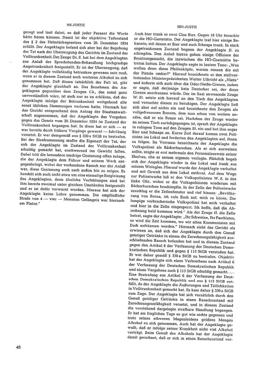 Partei-Justiz, Dokumentation über den nationalsozialistischen und kommunistischen Rechtsmißbrauch in Deutschland 1933-1963, Seite 48 (Part.-Just. Dtl. natsoz. komm. 1933-1963, S. 48)