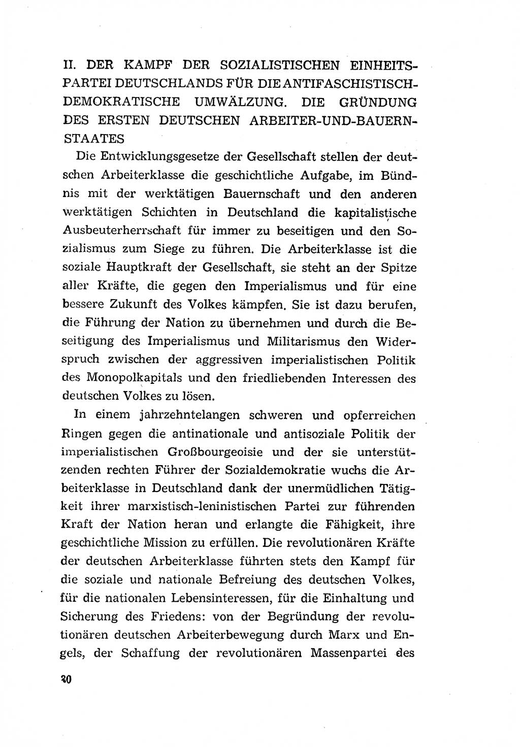 Programm der Sozialistischen Einheitspartei Deutschlands (SED) [Deutsche Demokratische Republik (DDR)] 1963, Seite 30 (Progr. SED DDR 1963, S. 30)