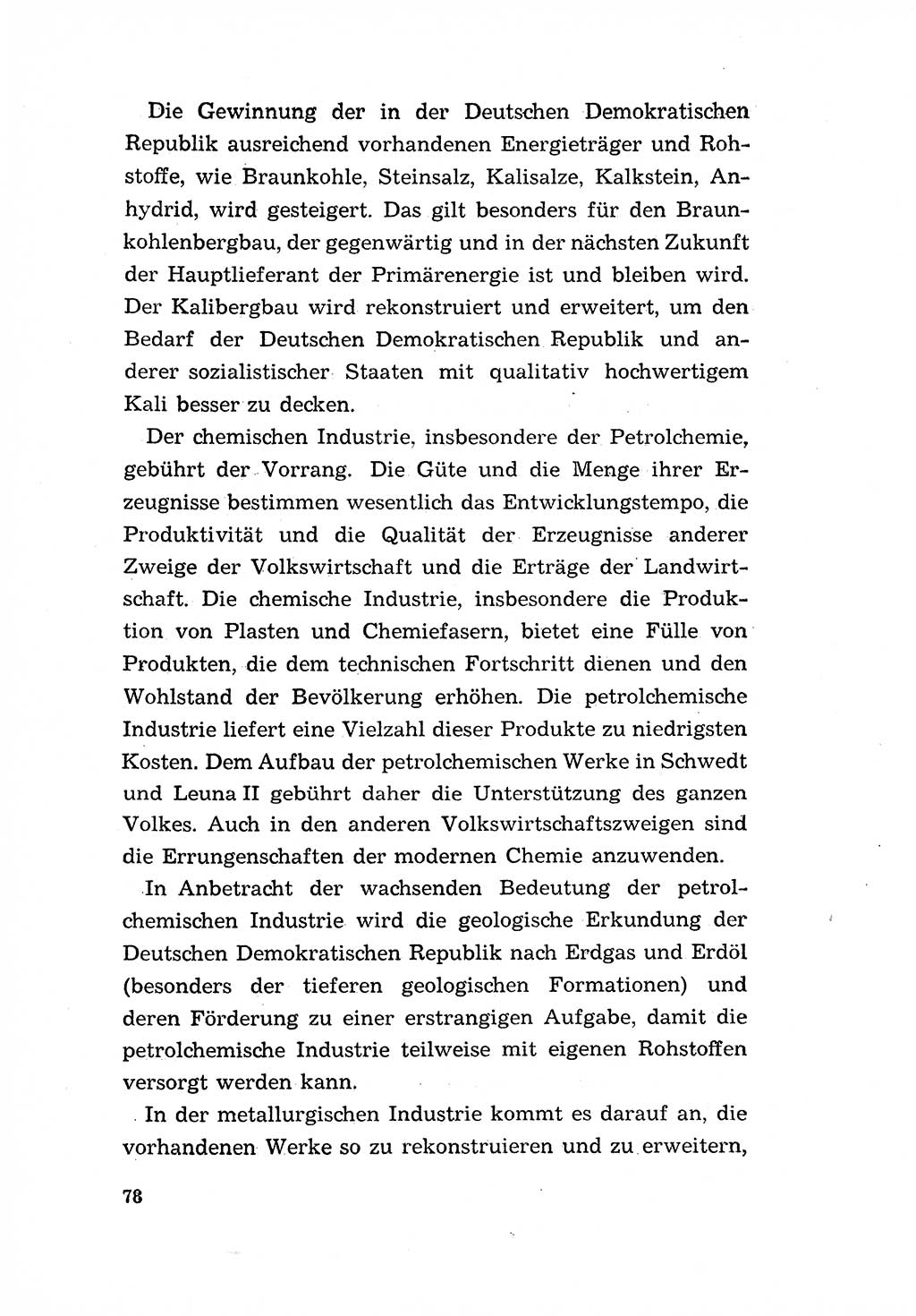 Programm der Sozialistischen Einheitspartei Deutschlands (SED) [Deutsche Demokratische Republik (DDR)] 1963, Seite 78 (Progr. SED DDR 1963, S. 78)