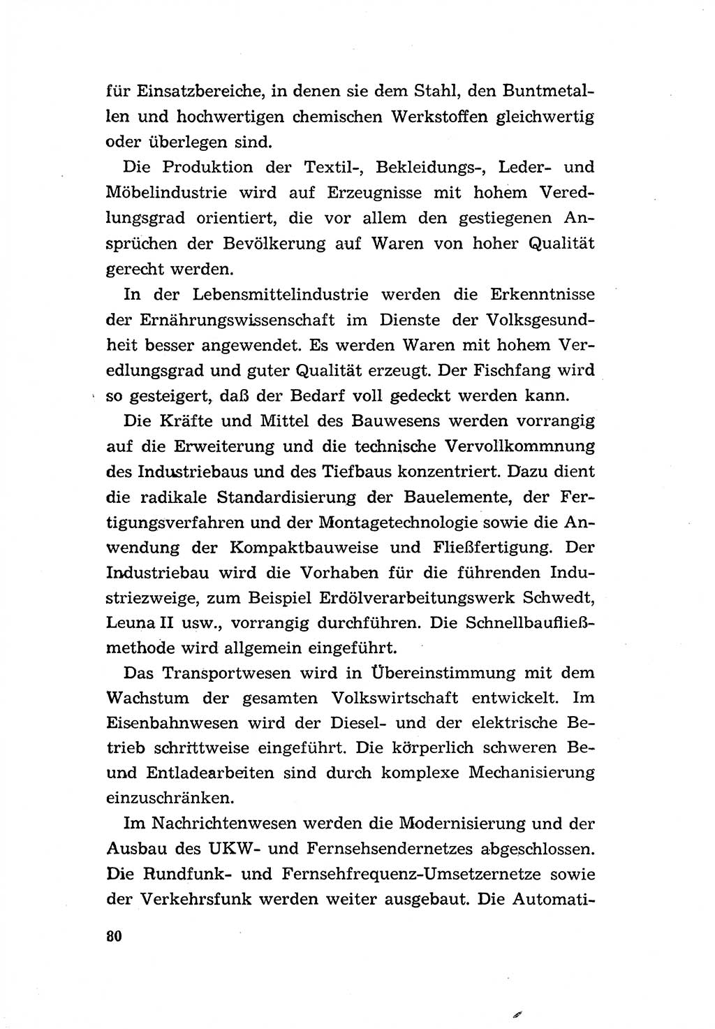 Programm der Sozialistischen Einheitspartei Deutschlands (SED) [Deutsche Demokratische Republik (DDR)] 1963, Seite 80 (Progr. SED DDR 1963, S. 80)