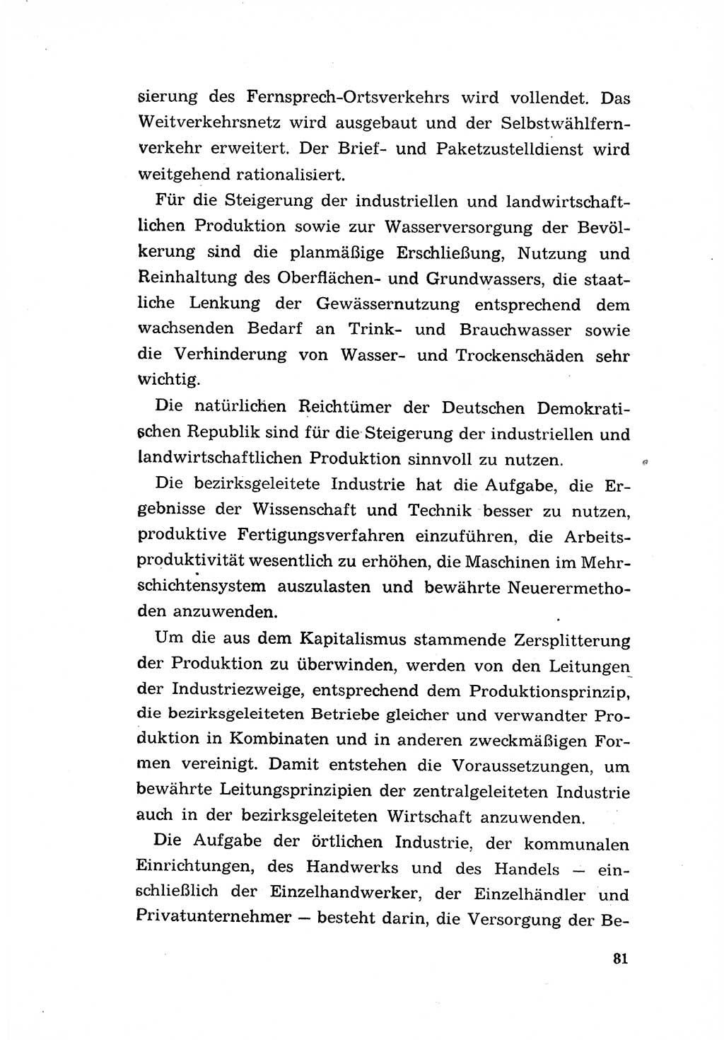 Programm der Sozialistischen Einheitspartei Deutschlands (SED) [Deutsche Demokratische Republik (DDR)] 1963, Seite 81 (Progr. SED DDR 1963, S. 81)
