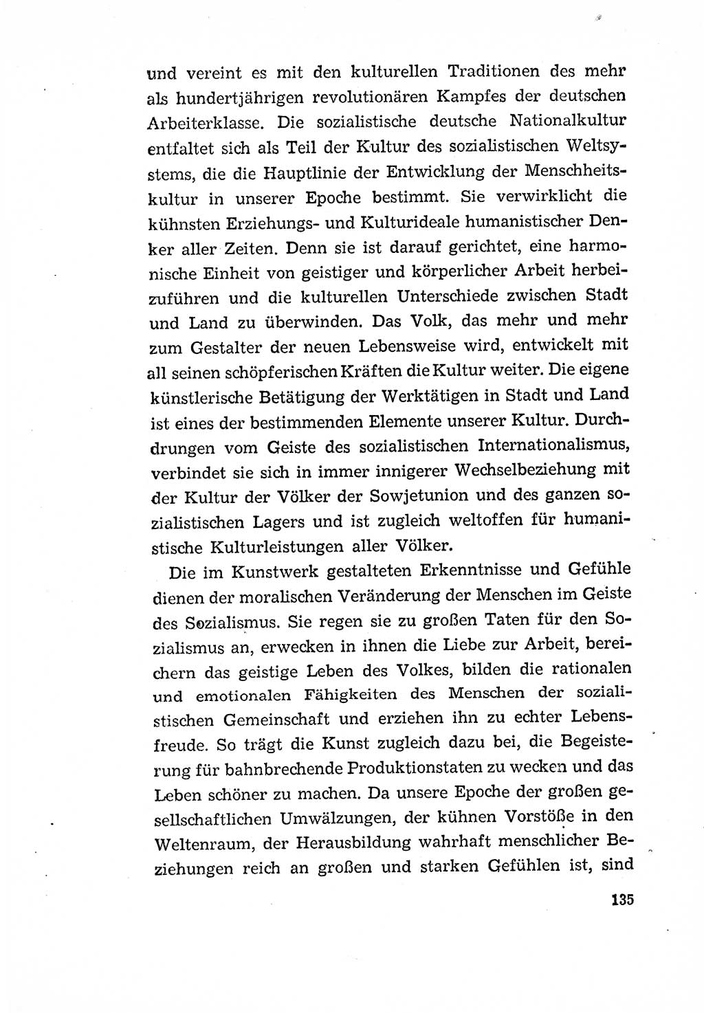Programm der Sozialistischen Einheitspartei Deutschlands (SED) [Deutsche Demokratische Republik (DDR)] 1963, Seite 135 (Progr. SED DDR 1963, S. 135)