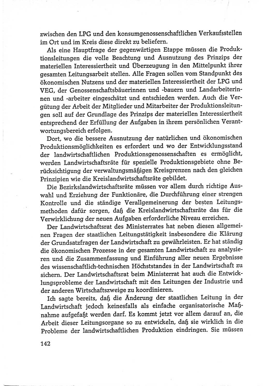Protokoll der Verhandlungen des Ⅵ. Parteitages der Sozialistischen Einheitspartei Deutschlands (SED) [Deutsche Demokratische Republik (DDR)] 1963, Band Ⅰ, Seite 142 (Prot. Verh. Ⅵ. PT SED DDR 1963, Bd. Ⅰ, S. 142)