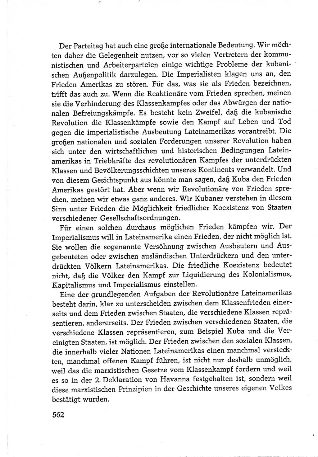 Protokoll der Verhandlungen des Ⅵ. Parteitages der Sozialistischen Einheitspartei Deutschlands (SED) [Deutsche Demokratische Republik (DDR)] 1963, Band Ⅰ, Seite 562 (Prot. Verh. Ⅵ. PT SED DDR 1963, Bd. Ⅰ, S. 562)