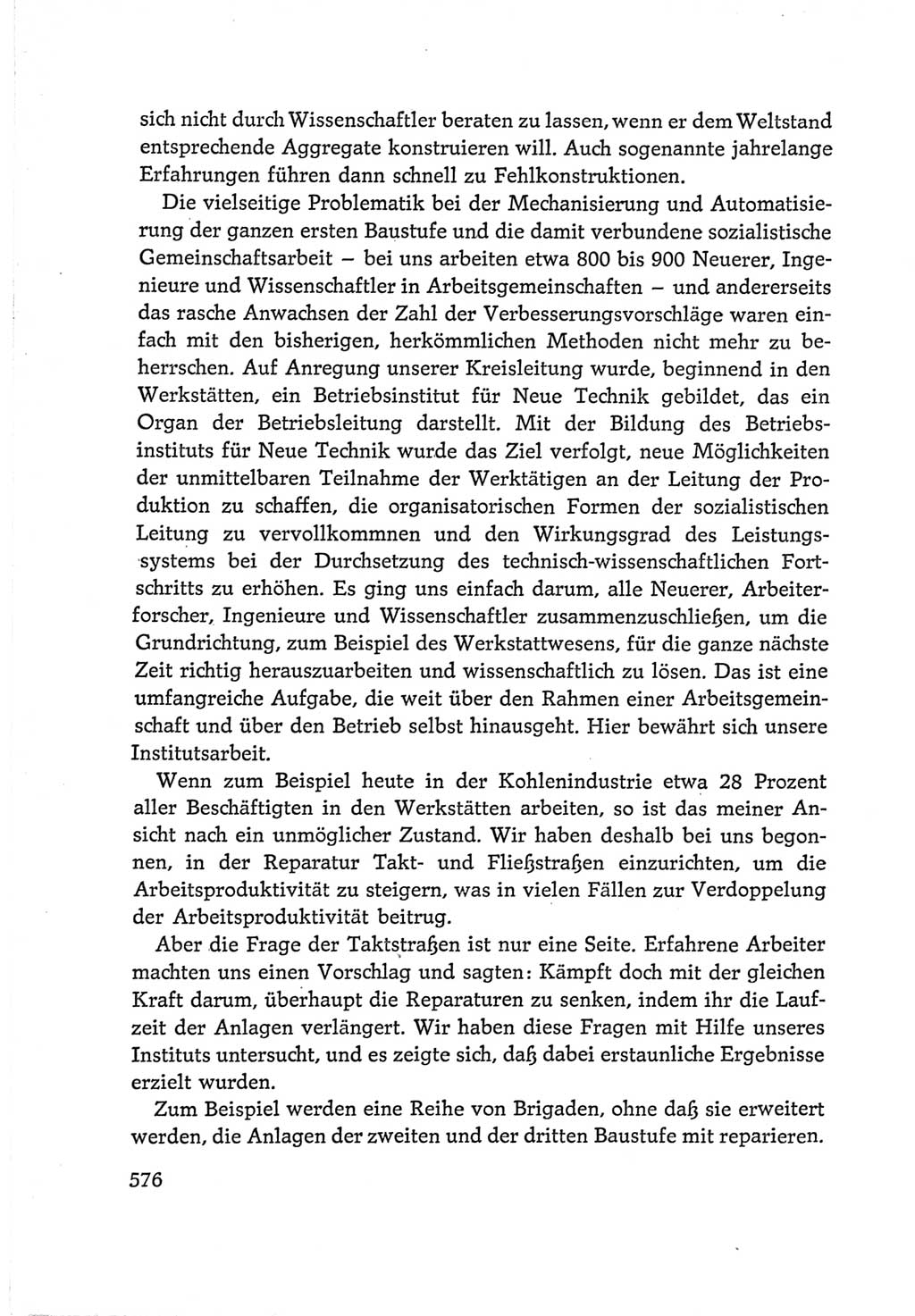 Protokoll der Verhandlungen des Ⅵ. Parteitages der Sozialistischen Einheitspartei Deutschlands (SED) [Deutsche Demokratische Republik (DDR)] 1963, Band Ⅰ, Seite 576 (Prot. Verh. Ⅵ. PT SED DDR 1963, Bd. Ⅰ, S. 576)