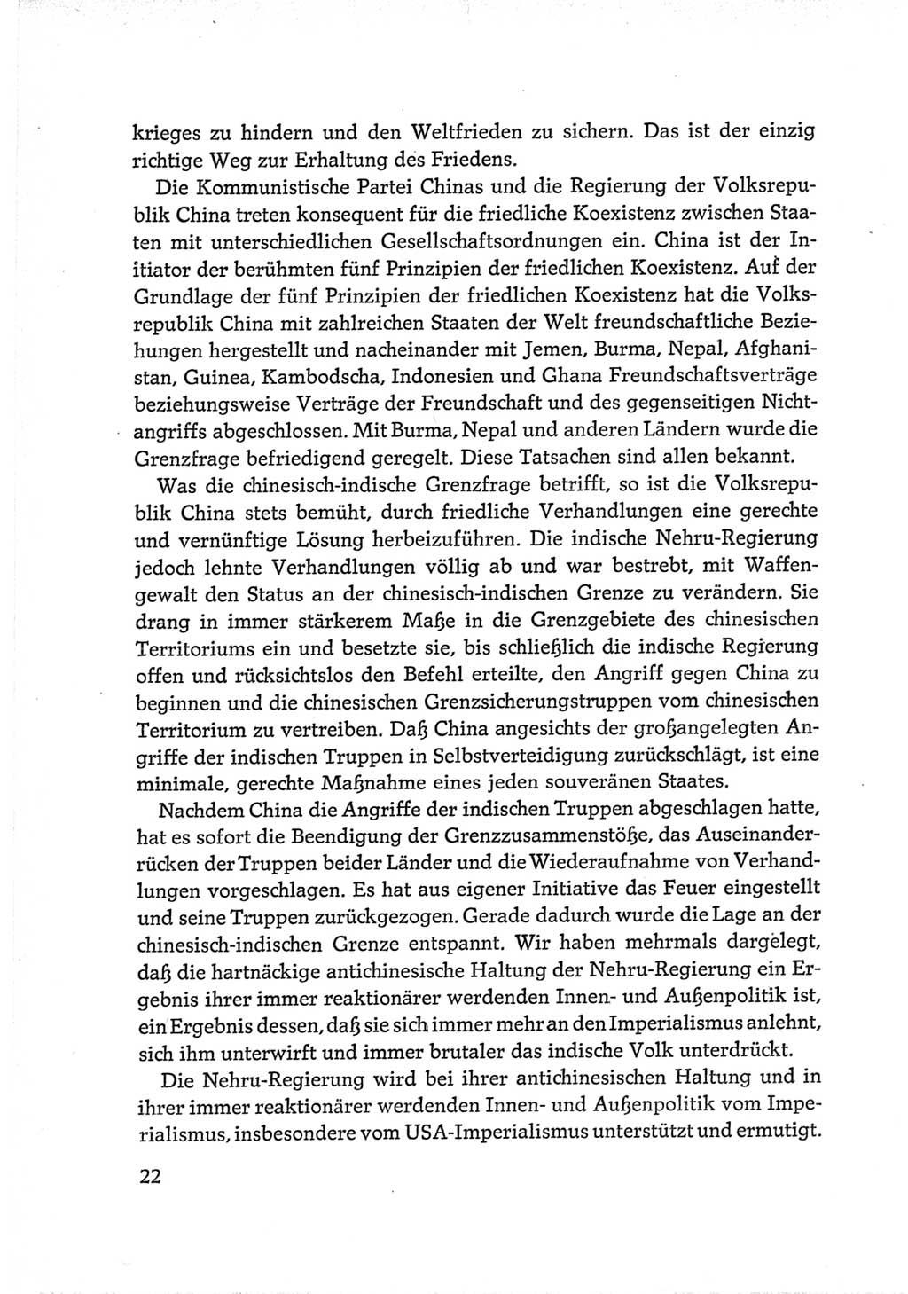 Protokoll der Verhandlungen des Ⅵ. Parteitages der Sozialistischen Einheitspartei Deutschlands (SED) [Deutsche Demokratische Republik (DDR)] 1963, Band Ⅱ, Seite 22 (Prot. Verh. Ⅵ. PT SED DDR 1963, Bd. Ⅱ, S. 22)