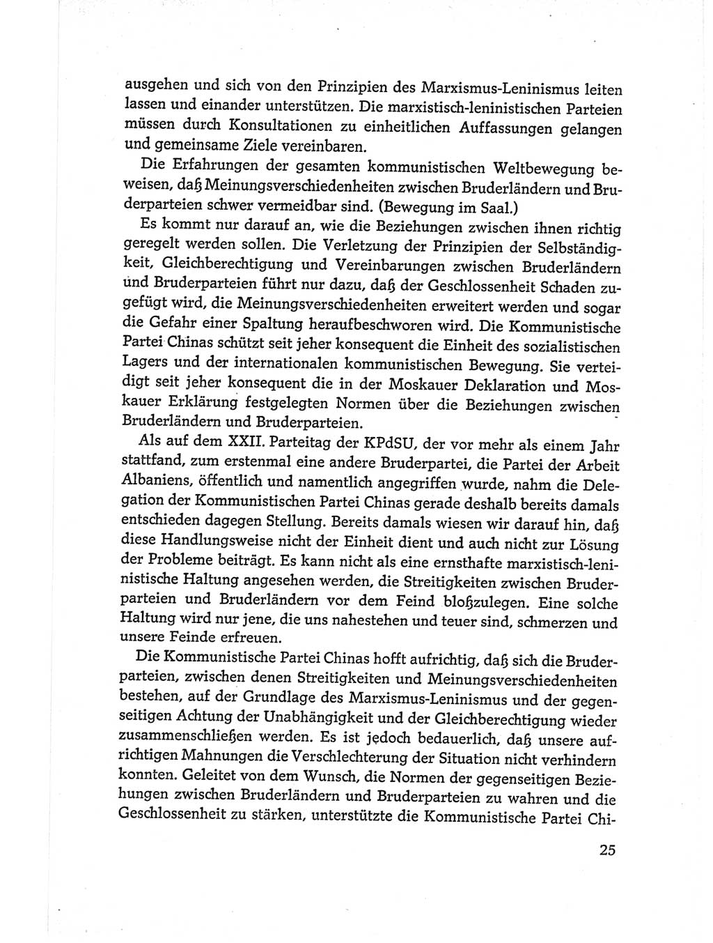 Protokoll der Verhandlungen des Ⅵ. Parteitages der Sozialistischen Einheitspartei Deutschlands (SED) [Deutsche Demokratische Republik (DDR)] 1963, Band Ⅱ, Seite 25 (Prot. Verh. Ⅵ. PT SED DDR 1963, Bd. Ⅱ, S. 25)