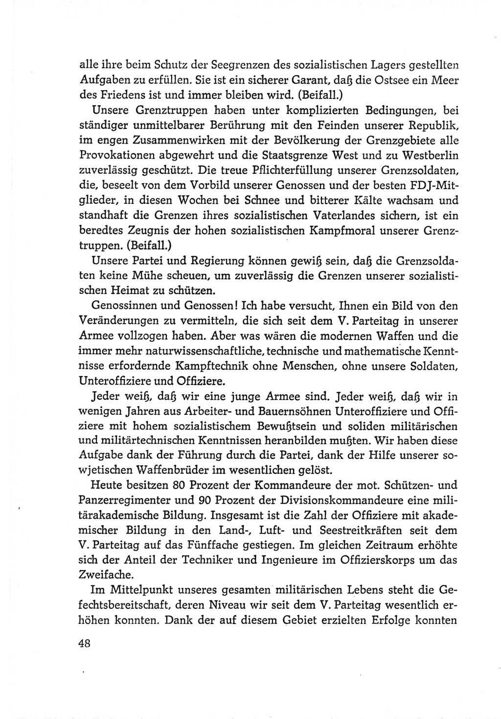 Protokoll der Verhandlungen des Ⅵ. Parteitages der Sozialistischen Einheitspartei Deutschlands (SED) [Deutsche Demokratische Republik (DDR)] 1963, Band Ⅱ, Seite 48 (Prot. Verh. Ⅵ. PT SED DDR 1963, Bd. Ⅱ, S. 48)