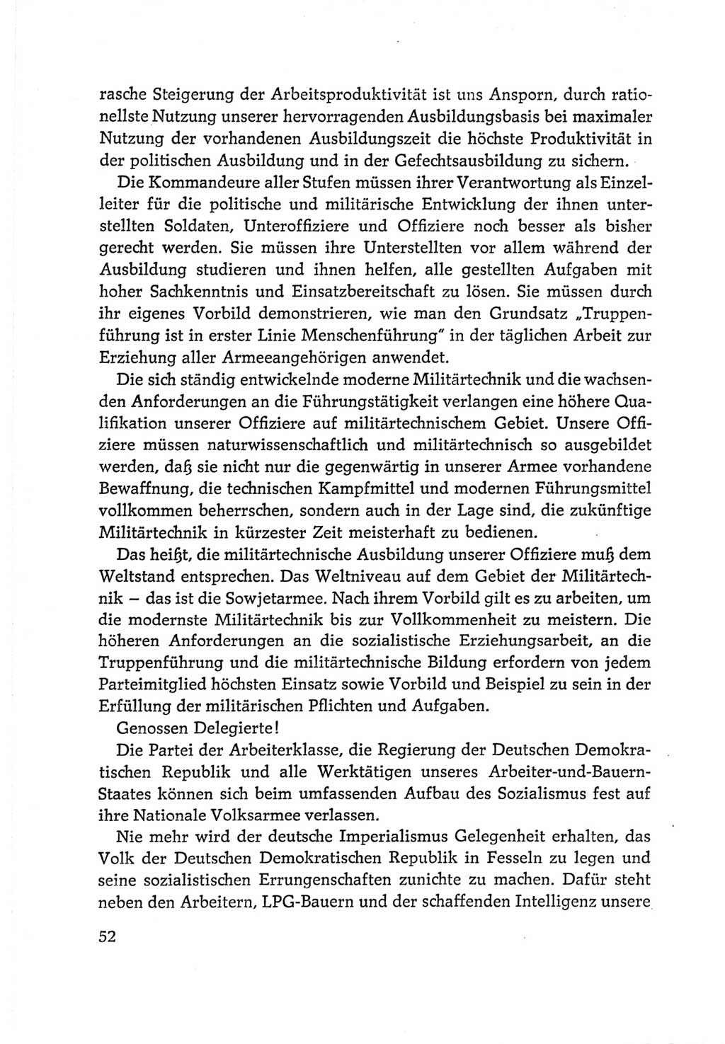 Protokoll der Verhandlungen des Ⅵ. Parteitages der Sozialistischen Einheitspartei Deutschlands (SED) [Deutsche Demokratische Republik (DDR)] 1963, Band Ⅱ, Seite 52 (Prot. Verh. Ⅵ. PT SED DDR 1963, Bd. Ⅱ, S. 52)