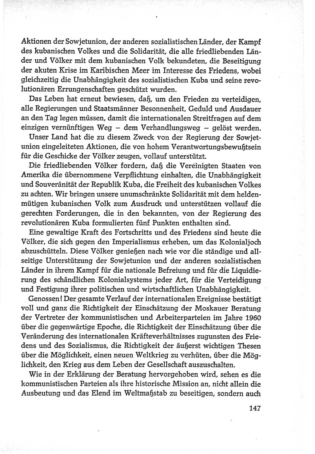Protokoll der Verhandlungen des Ⅵ. Parteitages der Sozialistischen Einheitspartei Deutschlands (SED) [Deutsche Demokratische Republik (DDR)] 1963, Band Ⅱ, Seite 147 (Prot. Verh. Ⅵ. PT SED DDR 1963, Bd. Ⅱ, S. 147)