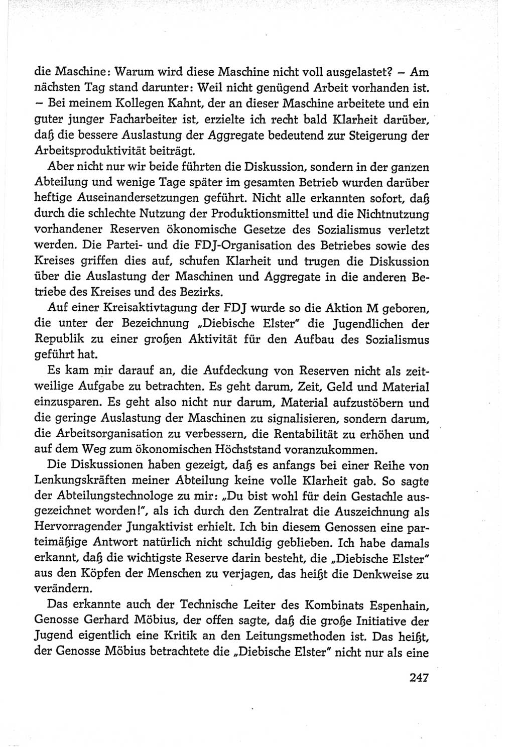 Protokoll der Verhandlungen des Ⅵ. Parteitages der Sozialistischen Einheitspartei Deutschlands (SED) [Deutsche Demokratische Republik (DDR)] 1963, Band Ⅱ, Seite 247 (Prot. Verh. Ⅵ. PT SED DDR 1963, Bd. Ⅱ, S. 247)