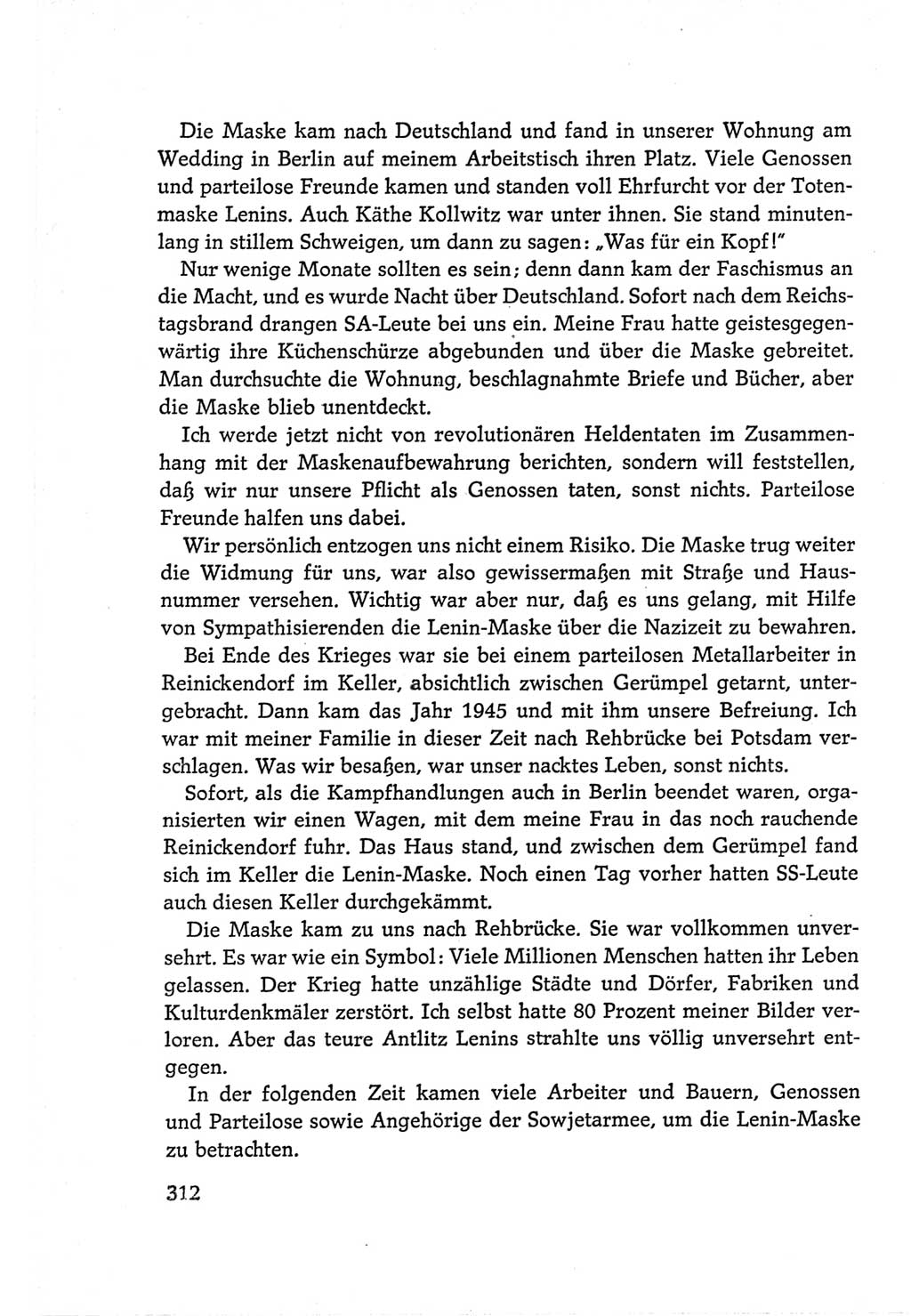 Protokoll der Verhandlungen des Ⅵ. Parteitages der Sozialistischen Einheitspartei Deutschlands (SED) [Deutsche Demokratische Republik (DDR)] 1963, Band Ⅱ, Seite 312 (Prot. Verh. Ⅵ. PT SED DDR 1963, Bd. Ⅱ, S. 312)