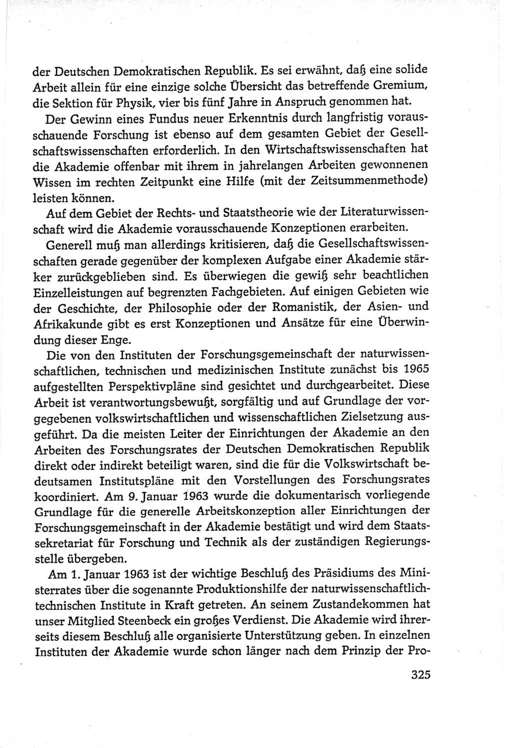 Protokoll der Verhandlungen des Ⅵ. Parteitages der Sozialistischen Einheitspartei Deutschlands (SED) [Deutsche Demokratische Republik (DDR)] 1963, Band Ⅱ, Seite 325 (Prot. Verh. Ⅵ. PT SED DDR 1963, Bd. Ⅱ, S. 325)