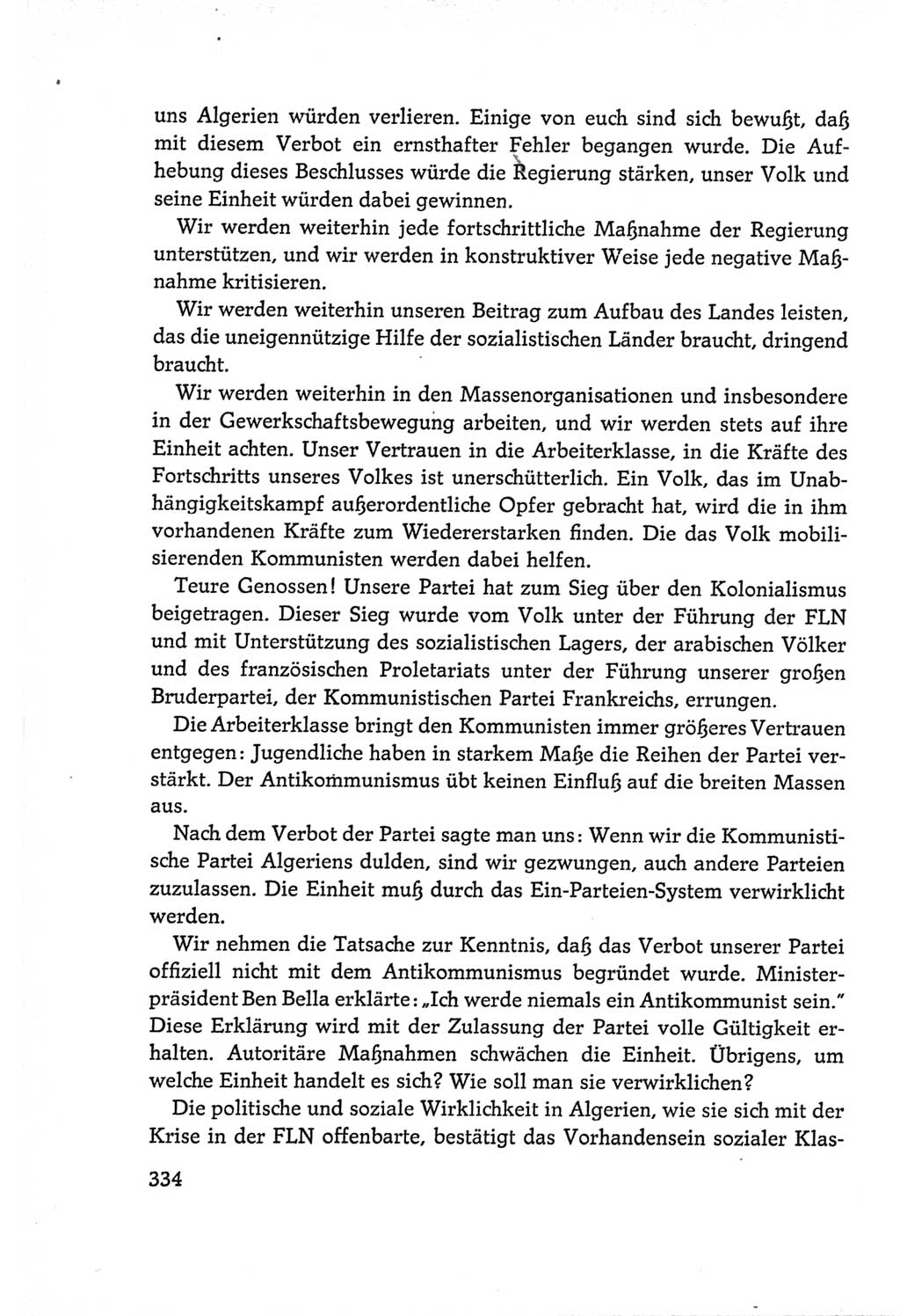 Protokoll der Verhandlungen des Ⅵ. Parteitages der Sozialistischen Einheitspartei Deutschlands (SED) [Deutsche Demokratische Republik (DDR)] 1963, Band Ⅱ, Seite 334 (Prot. Verh. Ⅵ. PT SED DDR 1963, Bd. Ⅱ, S. 334)