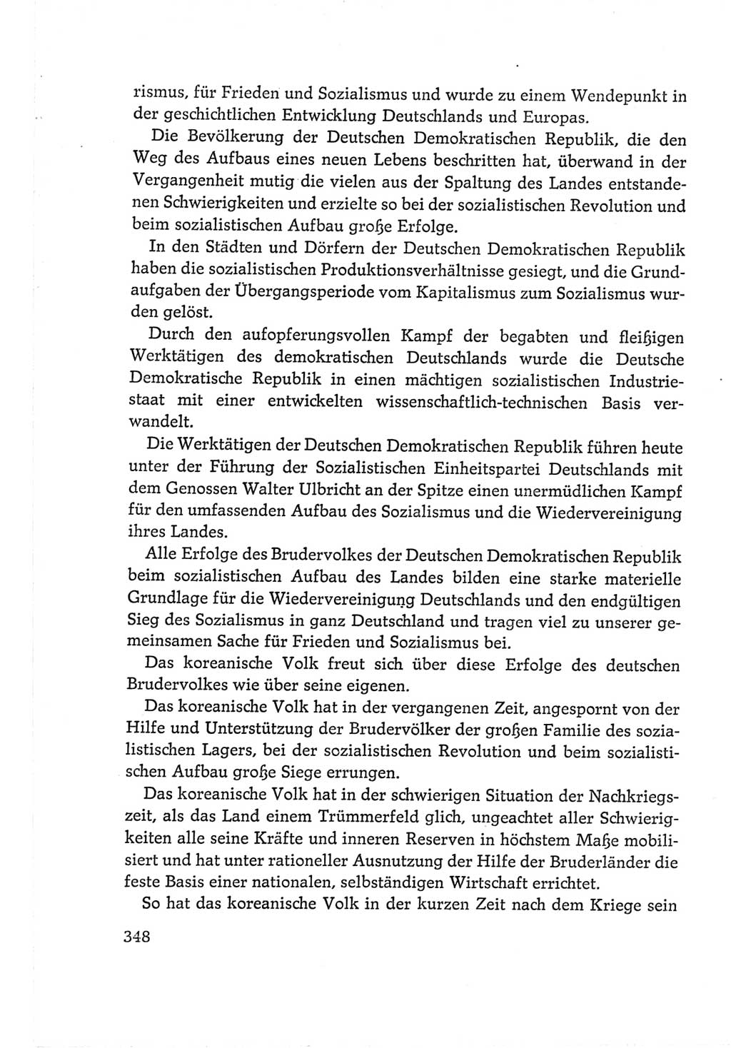 Protokoll der Verhandlungen des Ⅵ. Parteitages der Sozialistischen Einheitspartei Deutschlands (SED) [Deutsche Demokratische Republik (DDR)] 1963, Band Ⅱ, Seite 348 (Prot. Verh. Ⅵ. PT SED DDR 1963, Bd. Ⅱ, S. 348)