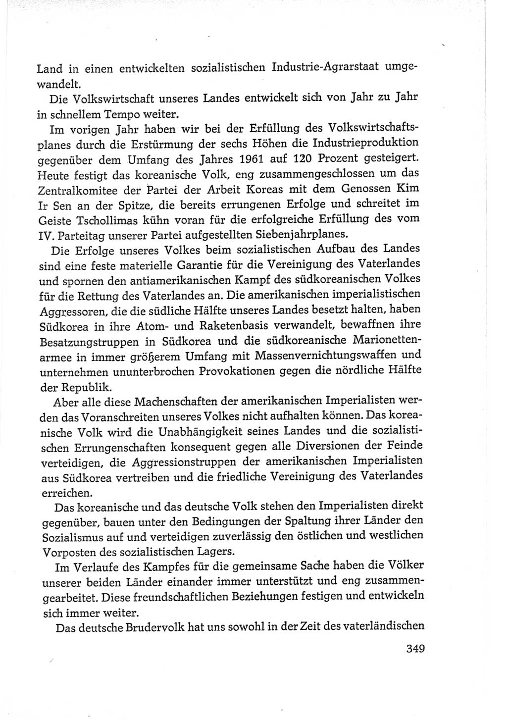 Protokoll der Verhandlungen des Ⅵ. Parteitages der Sozialistischen Einheitspartei Deutschlands (SED) [Deutsche Demokratische Republik (DDR)] 1963, Band Ⅱ, Seite 349 (Prot. Verh. Ⅵ. PT SED DDR 1963, Bd. Ⅱ, S. 349)