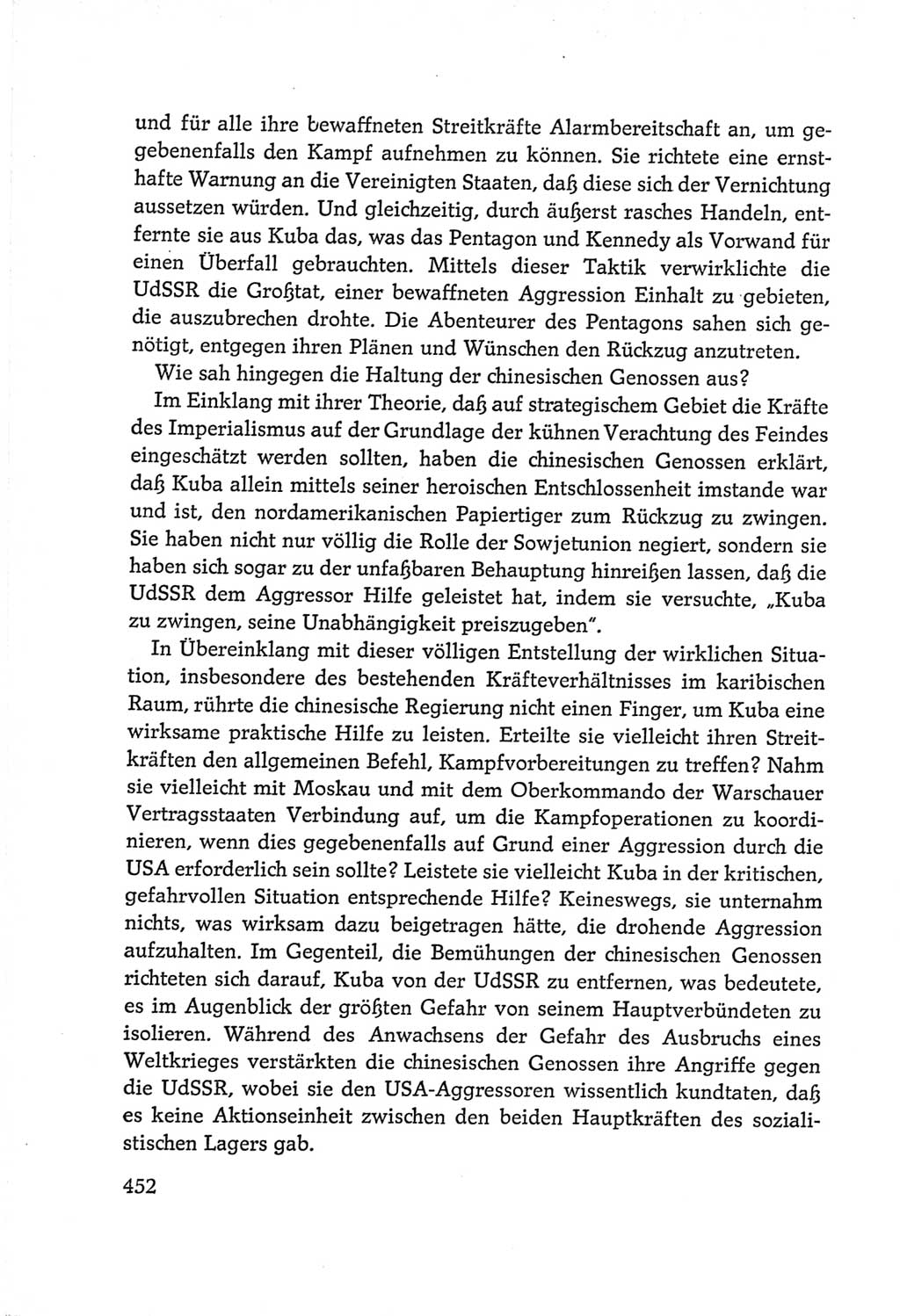 Protokoll der Verhandlungen des Ⅵ. Parteitages der Sozialistischen Einheitspartei Deutschlands (SED) [Deutsche Demokratische Republik (DDR)] 1963, Band Ⅱ, Seite 452 (Prot. Verh. Ⅵ. PT SED DDR 1963, Bd. Ⅱ, S. 452)